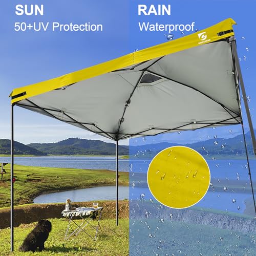 10x10 Pop Up Canopy Replacement Top Cover with Air Vent(Frame NOT INCUDE) by UNICAMPER - Used condition - Image 6