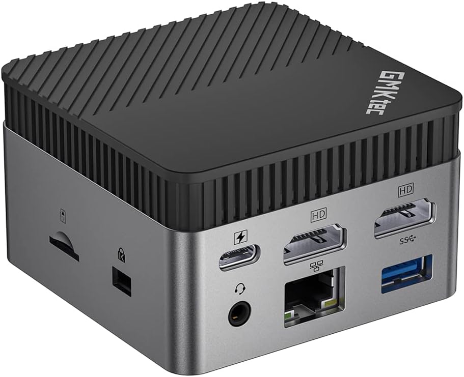 Domary NucBox KB5 Mini PC Intel 11th Jasper Lake N5105 Processor Intel UHD Graphics GPU 8GB+256GB Memory Multiple Ports EU Plug