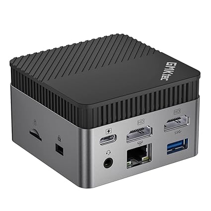 BAZPUR MART NucBox KB5 Mini PC 11th Jasper Lake N5105 Processor U Graphics GPU 8GB+256GB Memory Multiple Ports UKPlug