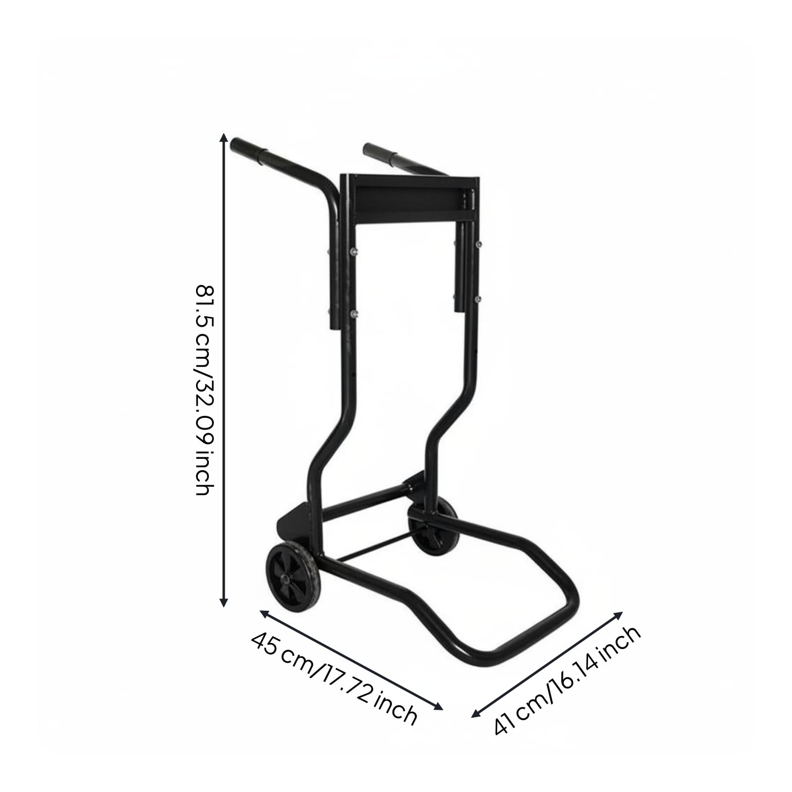 Carrello Portamotore Pieghevole con Ruote Supporto Motore Fuoribordo Display Stand Attrezzatura Nautica per Magazzino , Carrello Fuoribordo Fisso