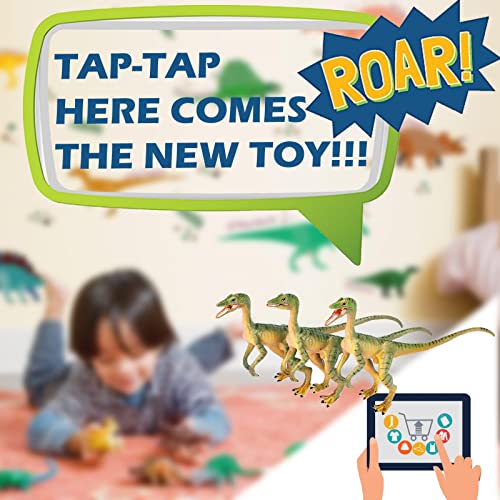 Gemini& Genius 2Pcs Compsognathus Dinosaur Figurines With Moveable Jaw And Well Made, Dinos Toys Will Be Loved By Boys, Dinosaur Toys Action Figure Great Gifts For Kids #TOP7