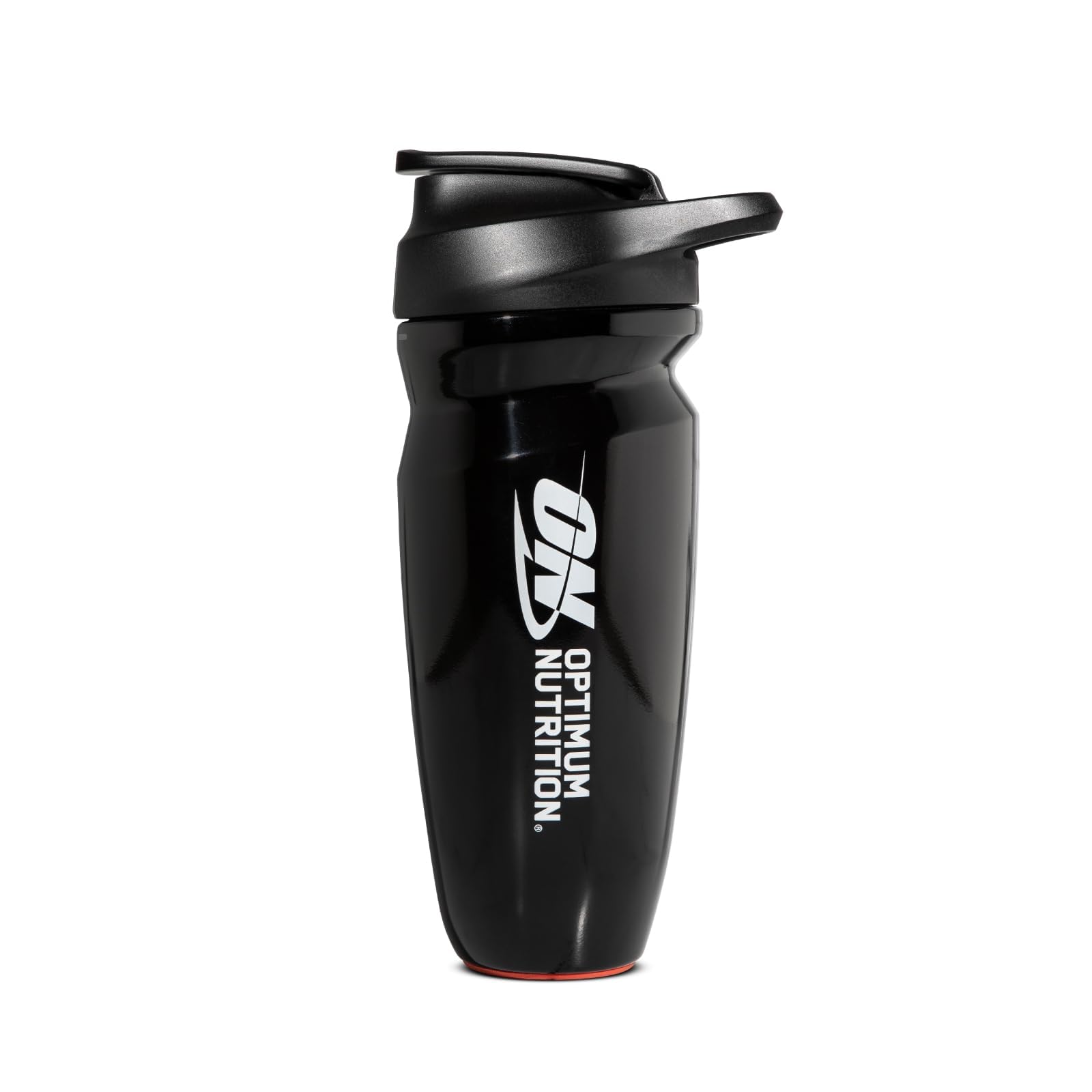 Optimum Nutrition Opti-Lock Shaker Bottle, 700 ml Capacity, Leak Proof Protein Shaker Cup with Click Lock Lid, Flip Cap, Integrated Agitator, Measurement Scale, BPA Free Durable Gym Shaker