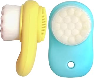 2 cepillos de limpieza facial de doble cara p...