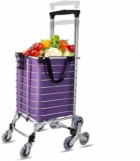 AMAYYAxtc Moving Cart Heavy Duty Foldable Hand Sack Wheel Trolley Folding Truck Barrow Cart Travel Luggage Shopping Cart Portable Home Use car