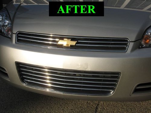 312 Motoring Fits Chevrolet Chevy Impala 2006-2009 Chrome Grille Grill Kit 2007 2008 06 07 08 09 Ls Lt Ltz Ss 2010 10 #TOP5