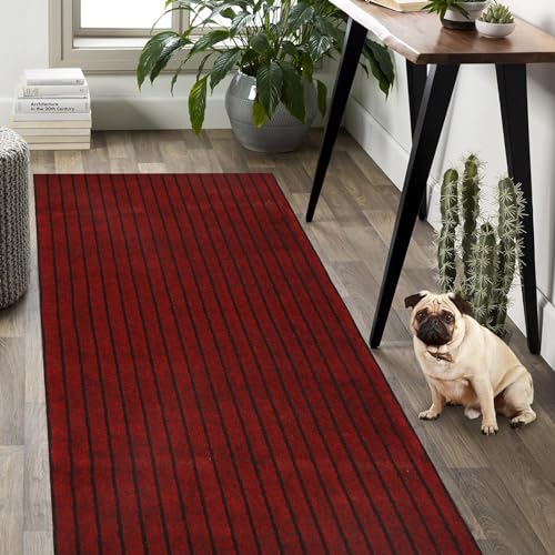 Weidear Hallway Runner Rug with Rubber Backing, Laundry Room Rug
