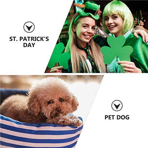 ULTECHNOVO 3Pcs St. Patricks Day Cat Bandanas Cachecol Cachecol Cachecol Cachecol