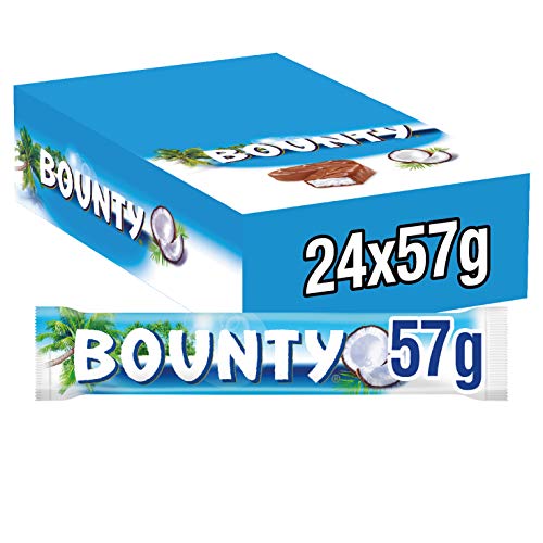 Bounty Schokoriegel Kokos und Schokolade Geschmack 24 Riegel in einer Packung (24x 57g)