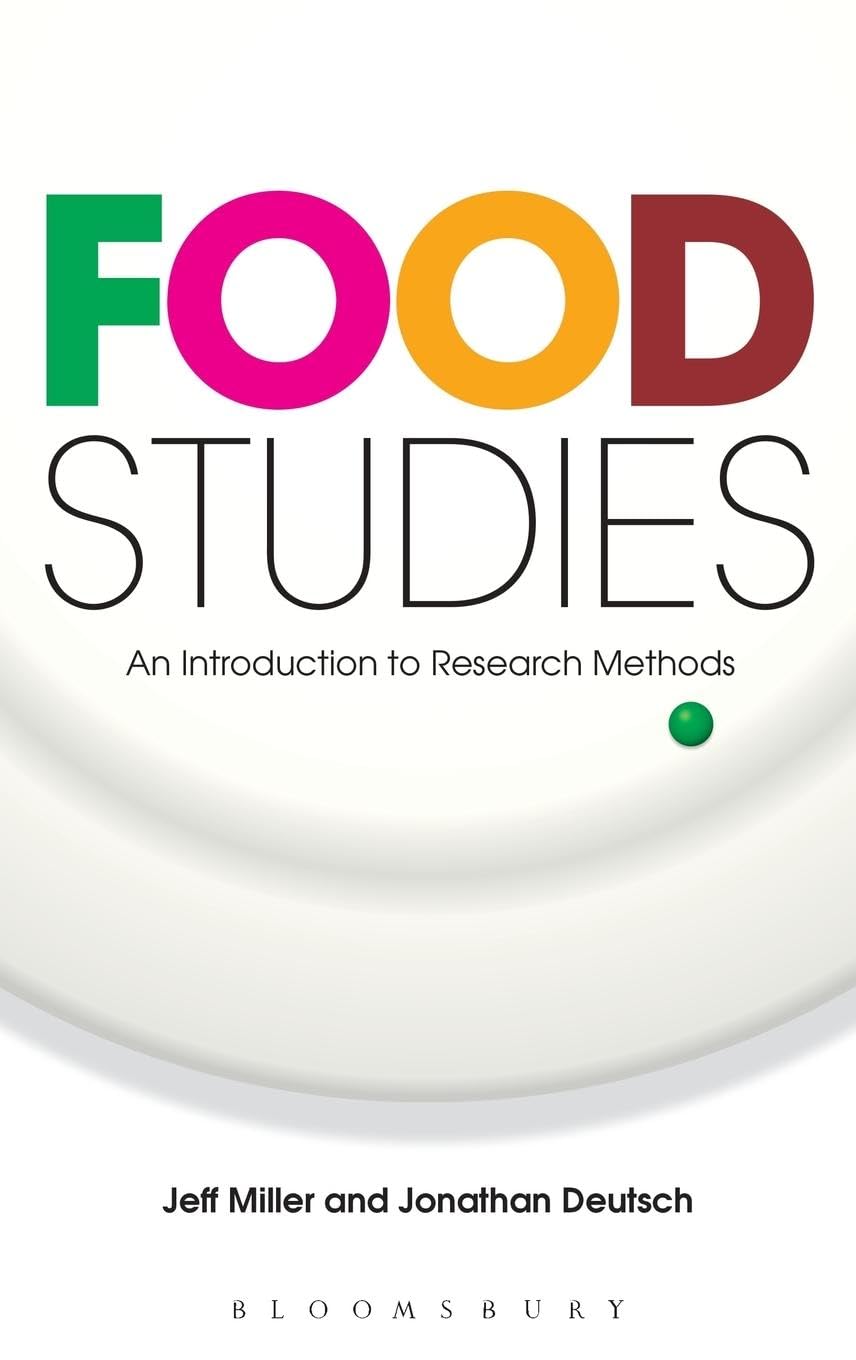 Buy Food Studies: An Introduction to Research Methods — BookShops.in