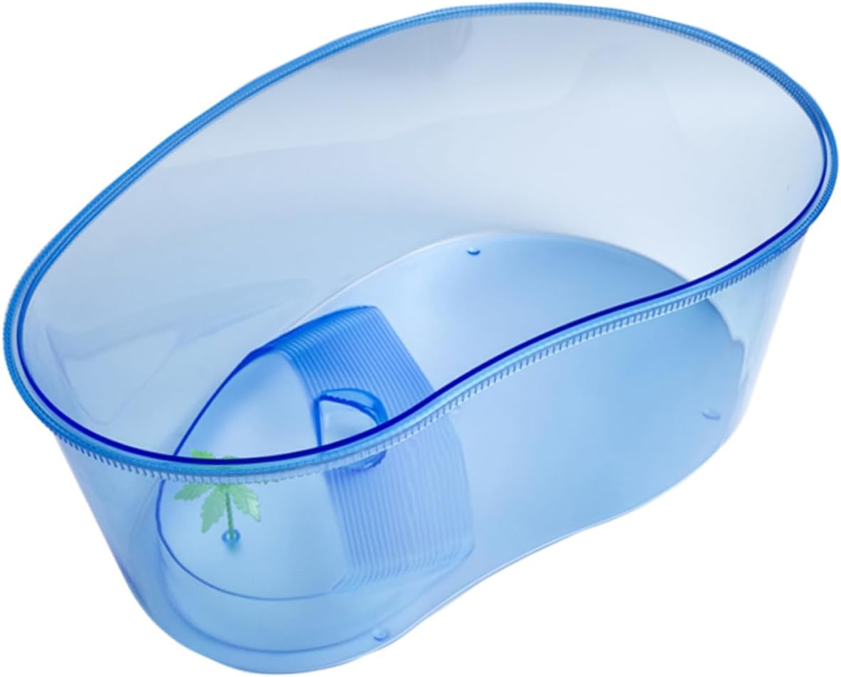 Kisangel 1pc Turtle Tank Habitat for Home Use Lightweight Plastic Tortoise Enclosure Basking Platform Natural Look for Feeding Aquatic Turtles and Reptiles