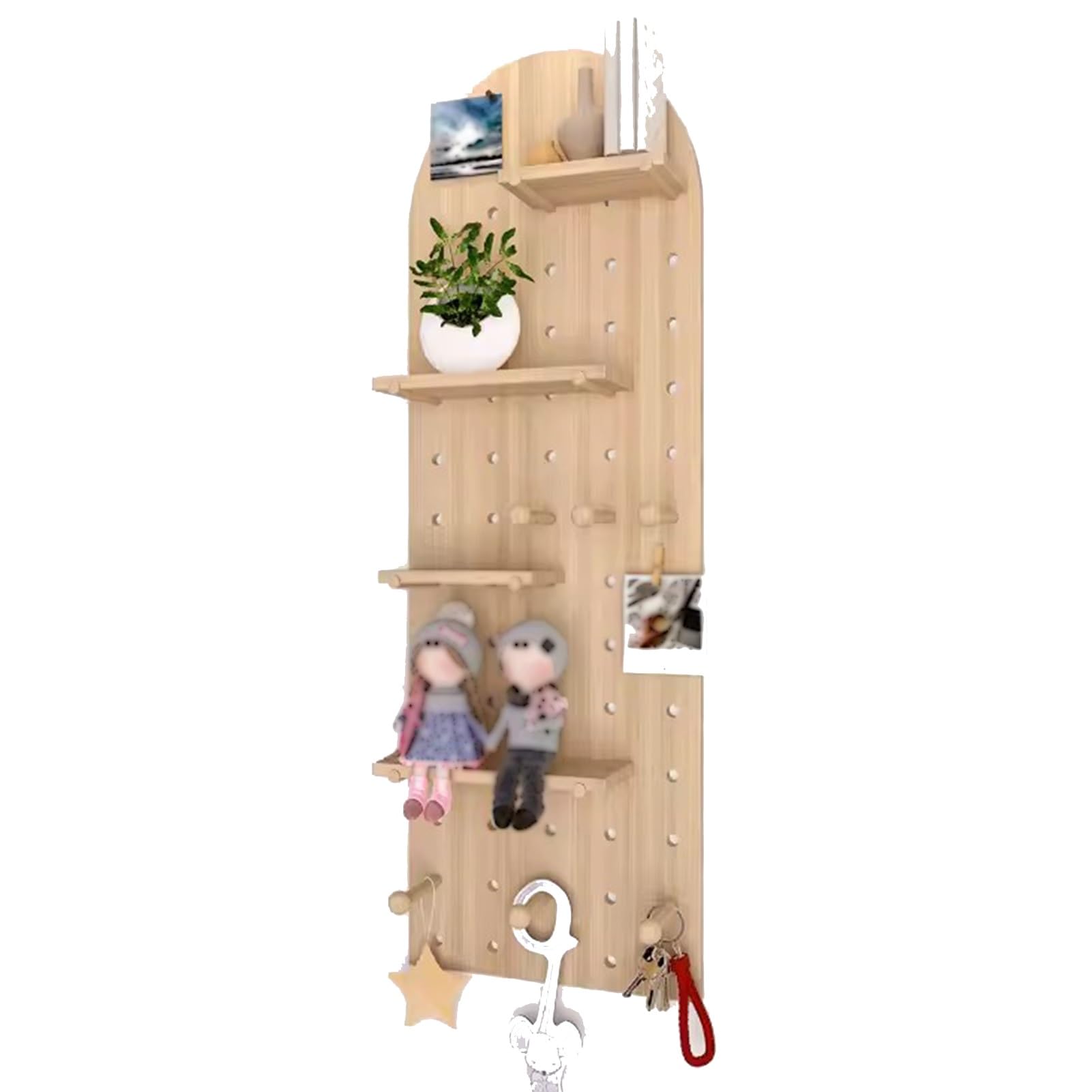 Panneaux perforés muraux avec grille modulaire pour établi de magasin et salon DIY