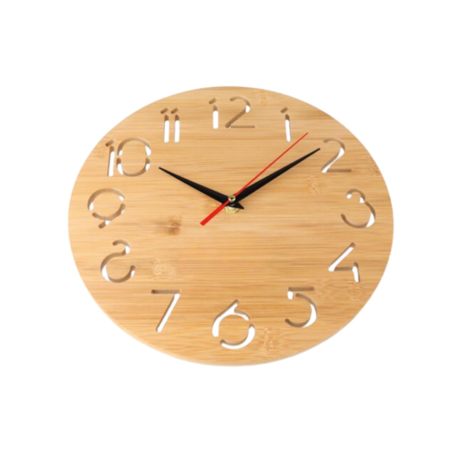 1 confezione da 30 cm orologio da parete decorativo rotondo, orologio da parete silenzioso, orologio da parete facile da leggere, adatto per casa, cuc | Leroy Merlin