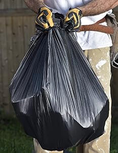Ultrasac Black Heavy Duty Drawstring Trash Bags 33 Gallon, Pack of 86 — photo 4 of 5