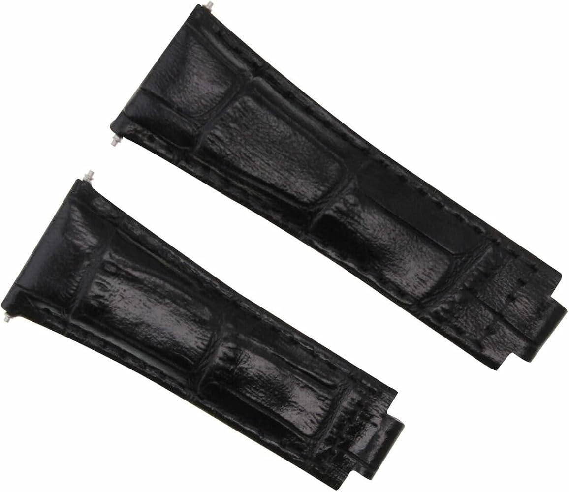 Ewatchparts 20MM LEATHER WATCH STRAP COMPATIBLE WITH ROLEX DAYTONA