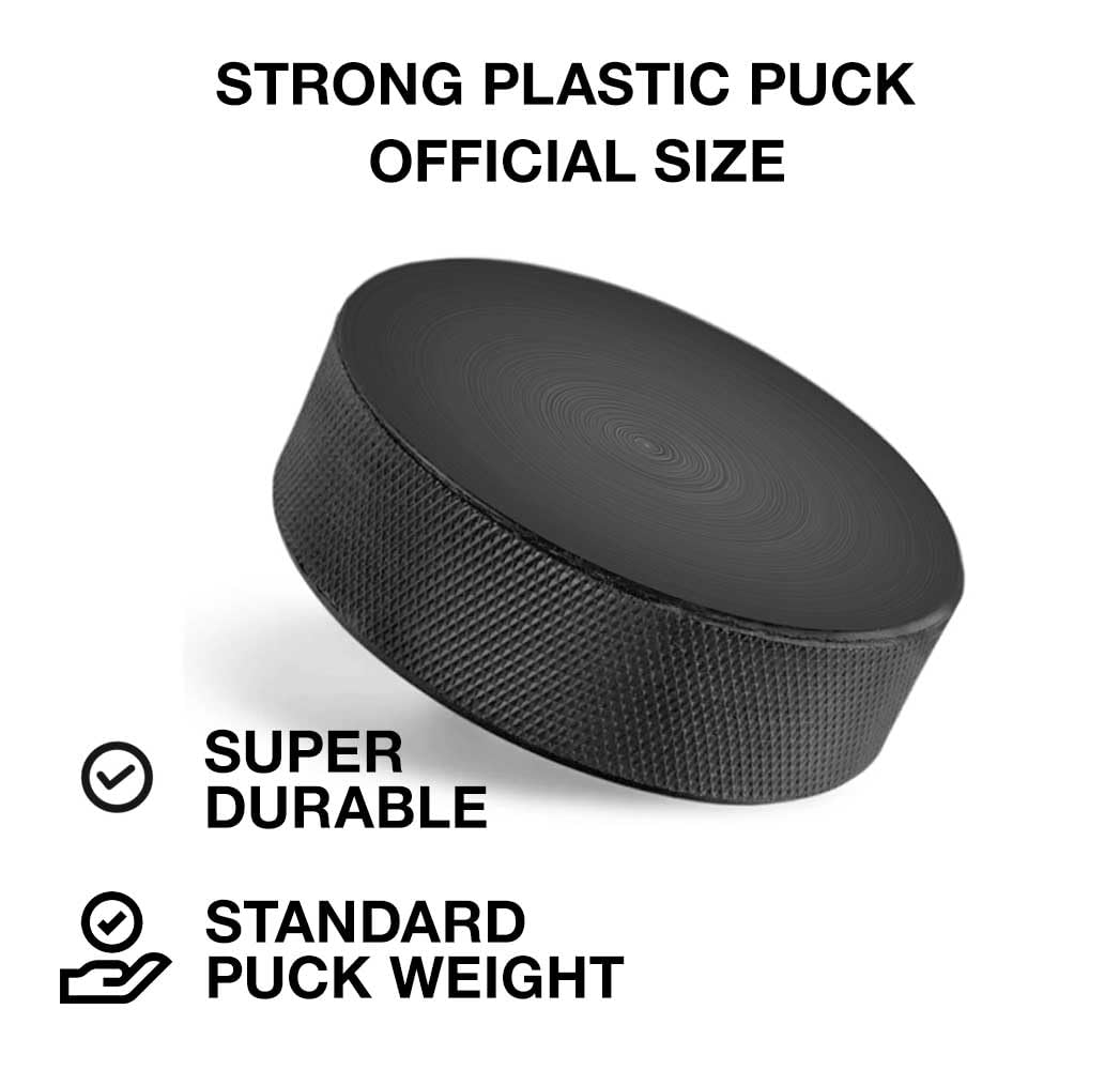 Hockey Revolution Essentials Kit – Palline svedesi in legno con dischi da hockey e disco in plastica resistente – Abilità di dribbling del pavimento, Deke e trapani per la manipolazione delle palle