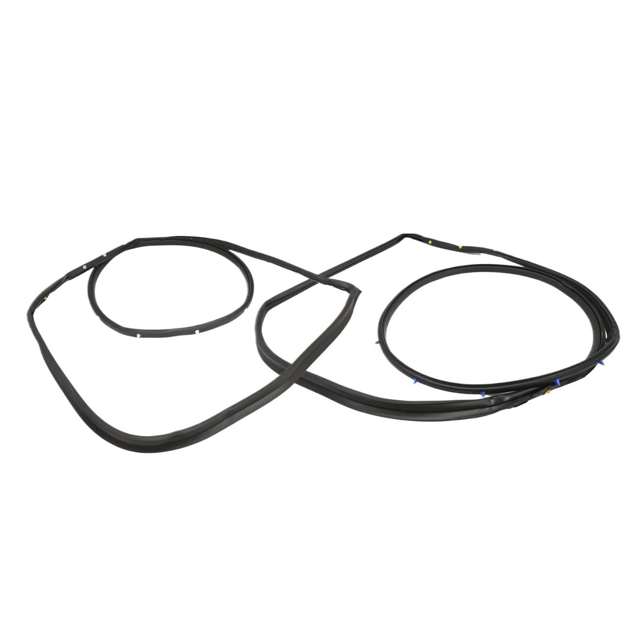 Nhabxgds One Color Fit For Accord 2008-2012 Left Right Side Seal Stripping 72310-Ta5-A02 Front Door Weatherstrip Moulding Seal