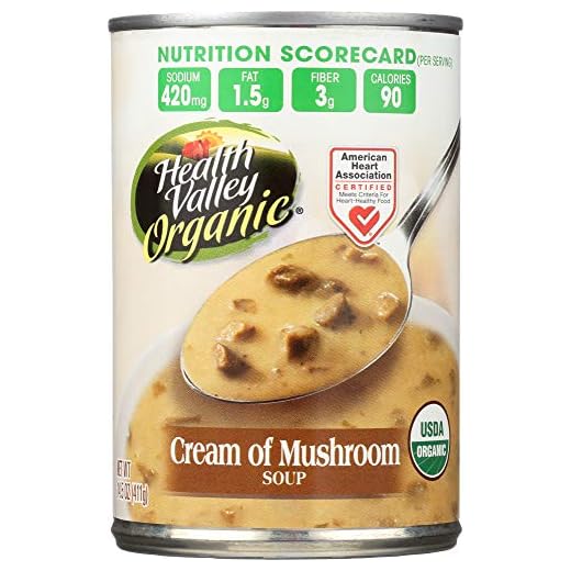 Health Valley Organic Cream of Mushroom Soup