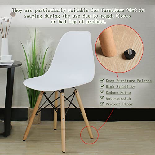 Uxcell M6 X 10 X 20Mm Furniture Glide Leveling Feet Adjustable Leveler Floor Protector For Chair Sofa Leg 20 Pack #TOP5