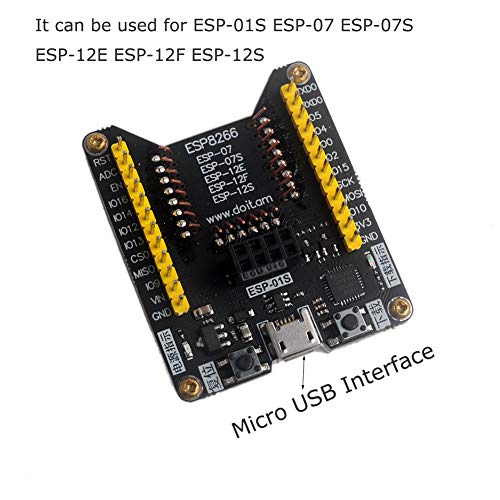Wishiot ESP8266 Burning Fixture Development Board Support ESP-01S ESP-07 ESP-07S ESP-12E ESP-12F ESP-12S Easy Programer