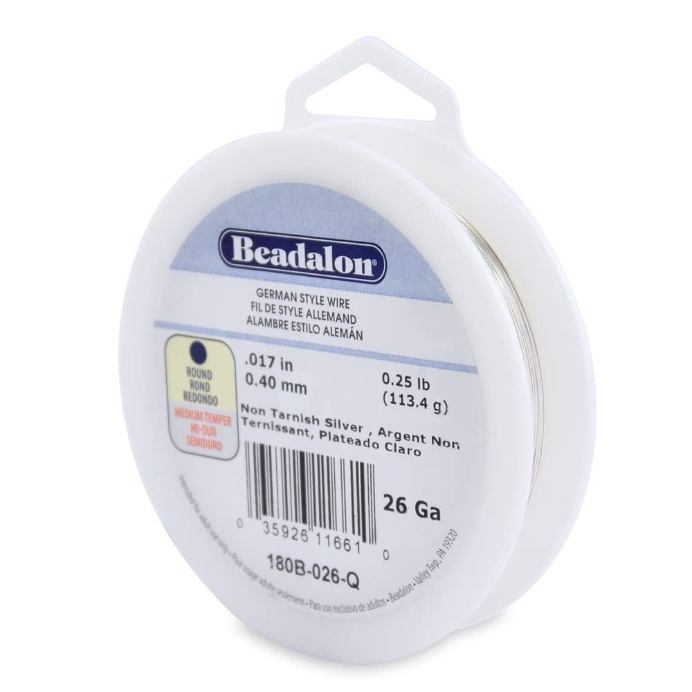 Fil de cuivre Beadalon plaqué argent 26-Gauge : finissez-en avec les bijoux qui noircissent