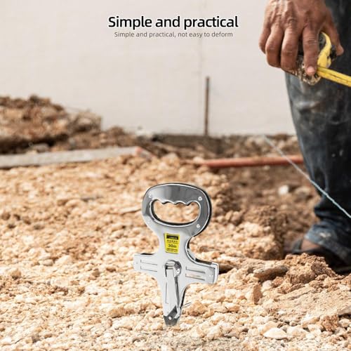 Cinta métrica metálica 100 m con carcasa portátil miniatura 4