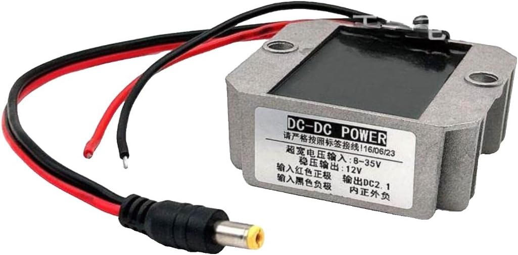 DC 60V48V24V to 12V Step-Down Module Transformer Regulated Power Converter(8-80V to 5V 3A DC Connector)
