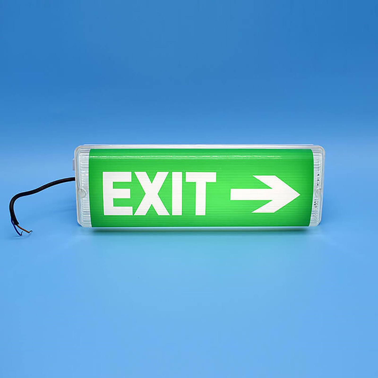 Señal LED De Salida De Emergencia, Iluminación De Emergencia Con Batería De Respaldo, Utilizada Para Instrucciones De Iluminación De Evacuación De Emergencia En Lugares Importantes