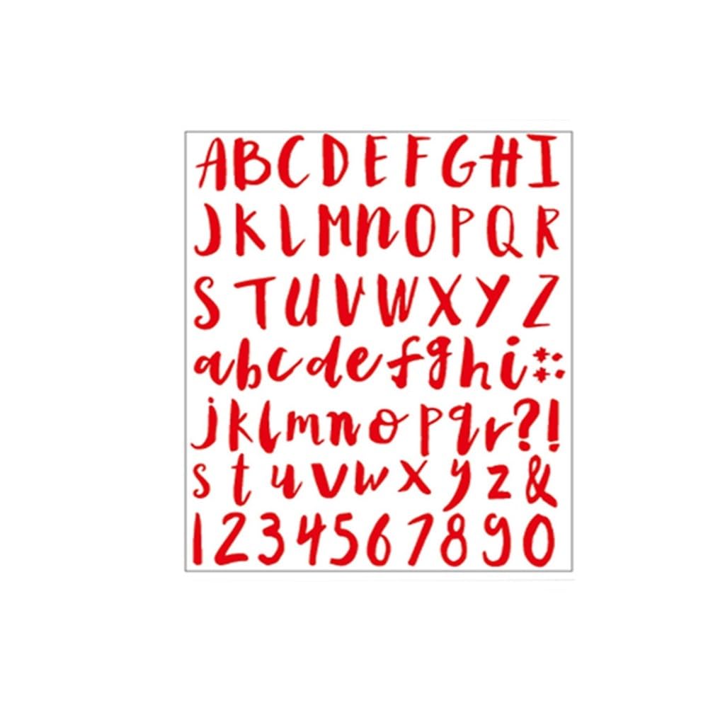 10 Sheets Waterproof Alphabet Stickers - Self-Adhesive Letters for Scrapbooking, Party Decorations, and Craft Projects(Color3)