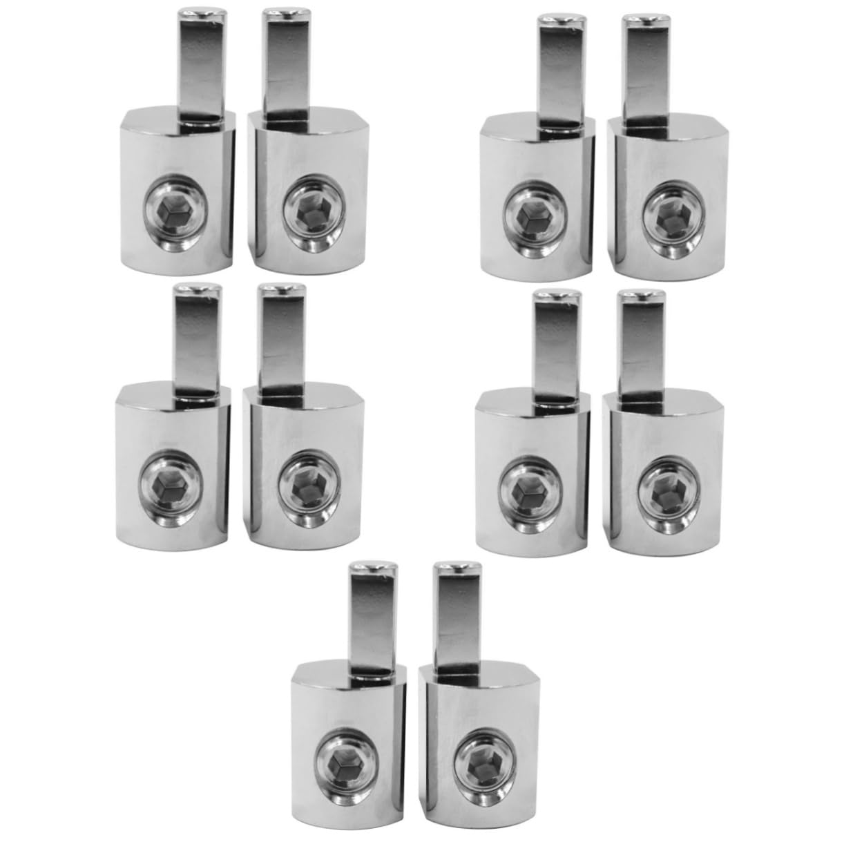 5pairs Gauge to Gauge Reducer Car Audio Amp Accessories Aluminum Power Cable Reducer Kit