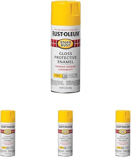 Vista 96 de Rust-Oleum 7776830 - Pintura en aerosol para prevención del óxido, 12 onzas, negro plano