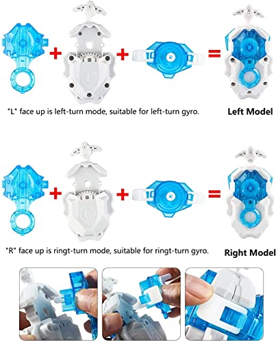Image of DB Launcher LR Suitable for Left and Right Spins Layer System Blades with Resilient String (White)