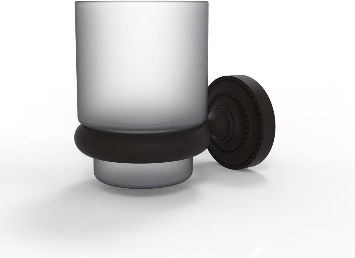 Allied Brass Dottingham Collection Wall Mounted Tumbler Toothbrush Holder, Oil Rubbed Bronze