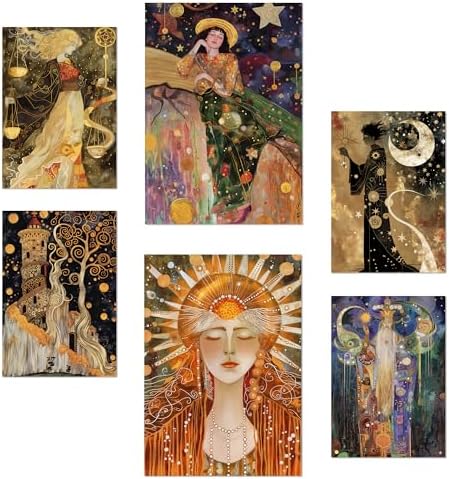 Nacnic Set de 6 pósteres de Arcanos del Tarot