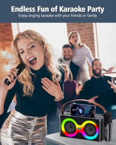 Moyleaf K5 Karaoke Machine For Adults & Kids,Karaoke Speaker thumb #2