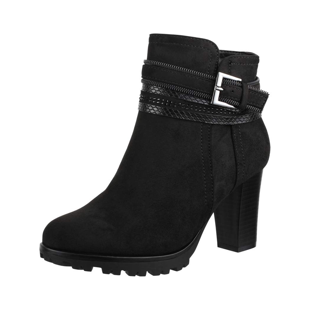 Elara Botines para Mujer Chunkyrayan