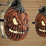 2 Pcs Halloween Decorations Pumpkin Porch Mask Light Cover,Halloween Porch Lamp Cover,Garage,Front Door,Outdoor,Ceiling Lamp
