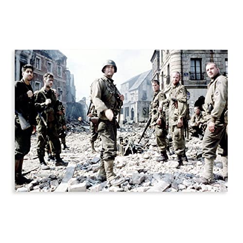 Poster de l'acteur Tom Hanks sur toile - Décoration murale - Pour salon, chambre à coucher - Sans cadre : 50 x 75 cm