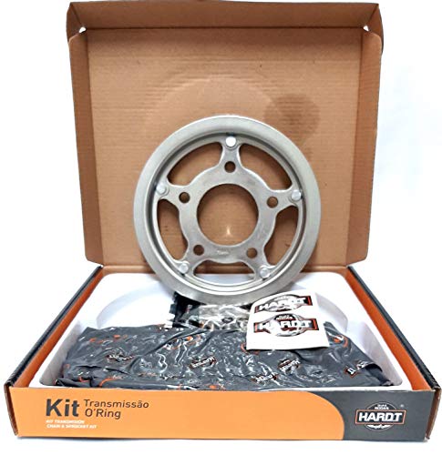 KIT RELAÇÃO TRANSMISSÃO CBX 250 TWISTER COM RETENTOR TODOS ANOOS 0142