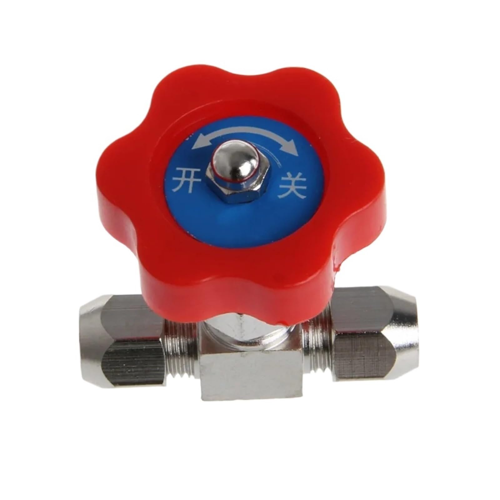 Vanne à globe haute pression 12mm : robinet à aiguille métallique durable pour tube