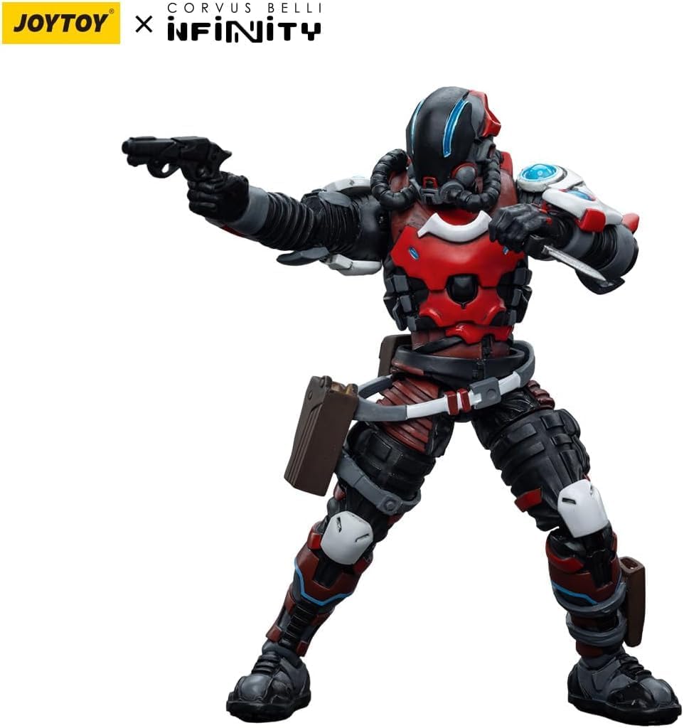 JOYTOY Action Figures Infinity Nomads Wildcats Polyvalent Tactical Unit 1/18 Movable Model Collectible Figurine (#1 Man)