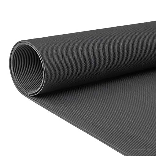Feinriefenmatte | 1m² 1,0 x 1,0m [Größe + Farbe wählbar] Stärke: 3mm | Farbe: Schwarz