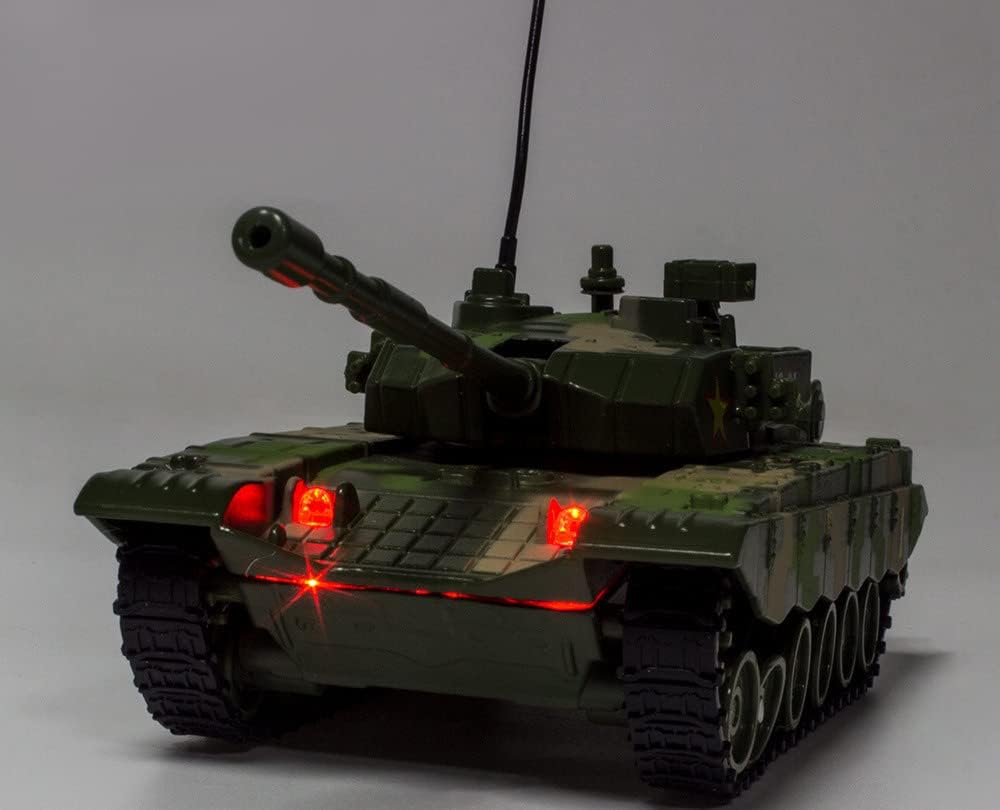 ZEZEFUFU 1:48 Alloy M1A2 Tank Sound&Light Military 99B Main Station Battle Armored Vehicle