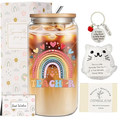 Teacher Gift Set with Glass Cup - Now $7.49