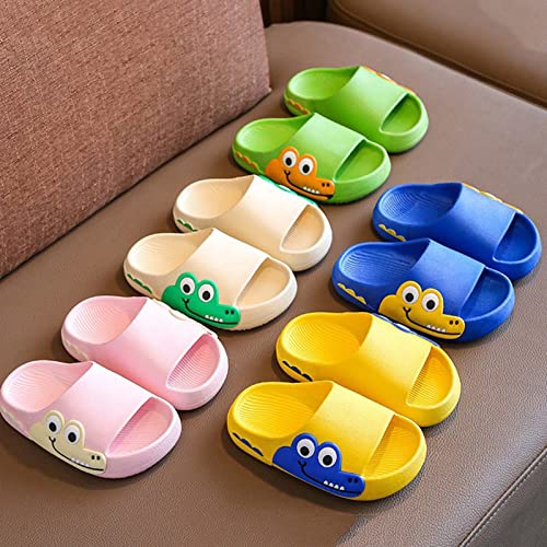Toddler Boys Girls Cloud Slide Dinosaur Shower Slippers Kids Summer Soft Sole Non Slip Slippers for Big Girls4
