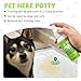 Clawzbey Dog Potty Spray Set and Disposable Dog Urine Pads, Use Together to Improve Training Efficiency