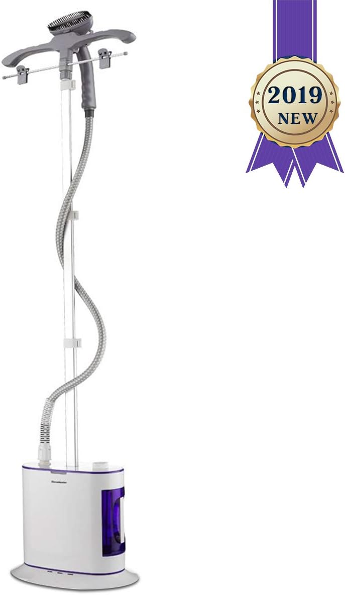 Homeleader Garment Steamer 1300W, Full Size Steamer for Clothes with 1.8L Water Tank, Fabric Brush and Garment Hanger