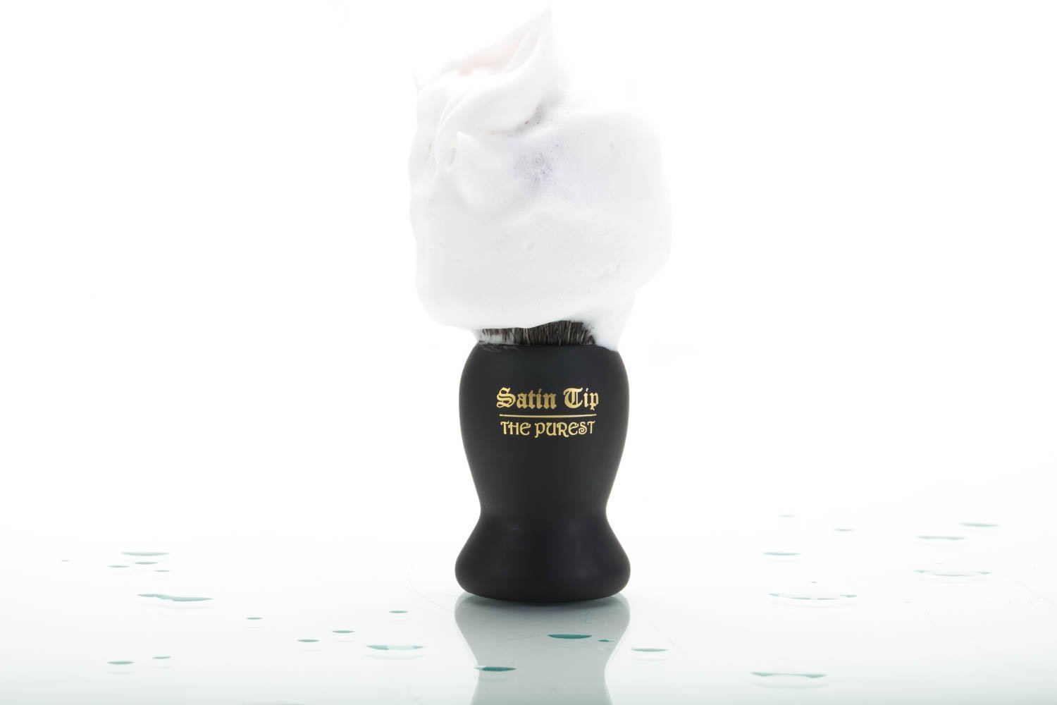 Satin Tip – The Purest, Shave Brush (Synthetic, White, Soft Touch, Case) image 3