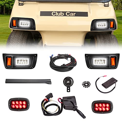 10L0L Golf Cart Light Kit(12V48V) for Club Car DS with Daytime Running