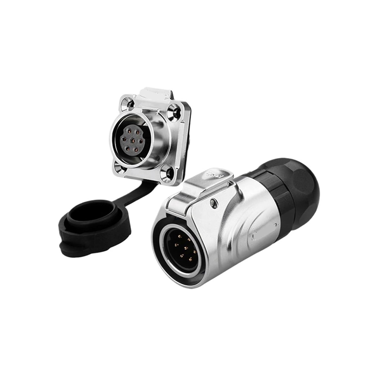 LP16 Aviation Plug and Socket Metal Round 7-core PIN pin Power Signal Industrial Connector(Flange Formal wear)