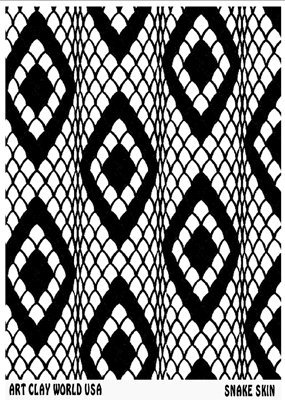 FlexiStamp Texture Sheet Snake Skin Design - 1 pc.
